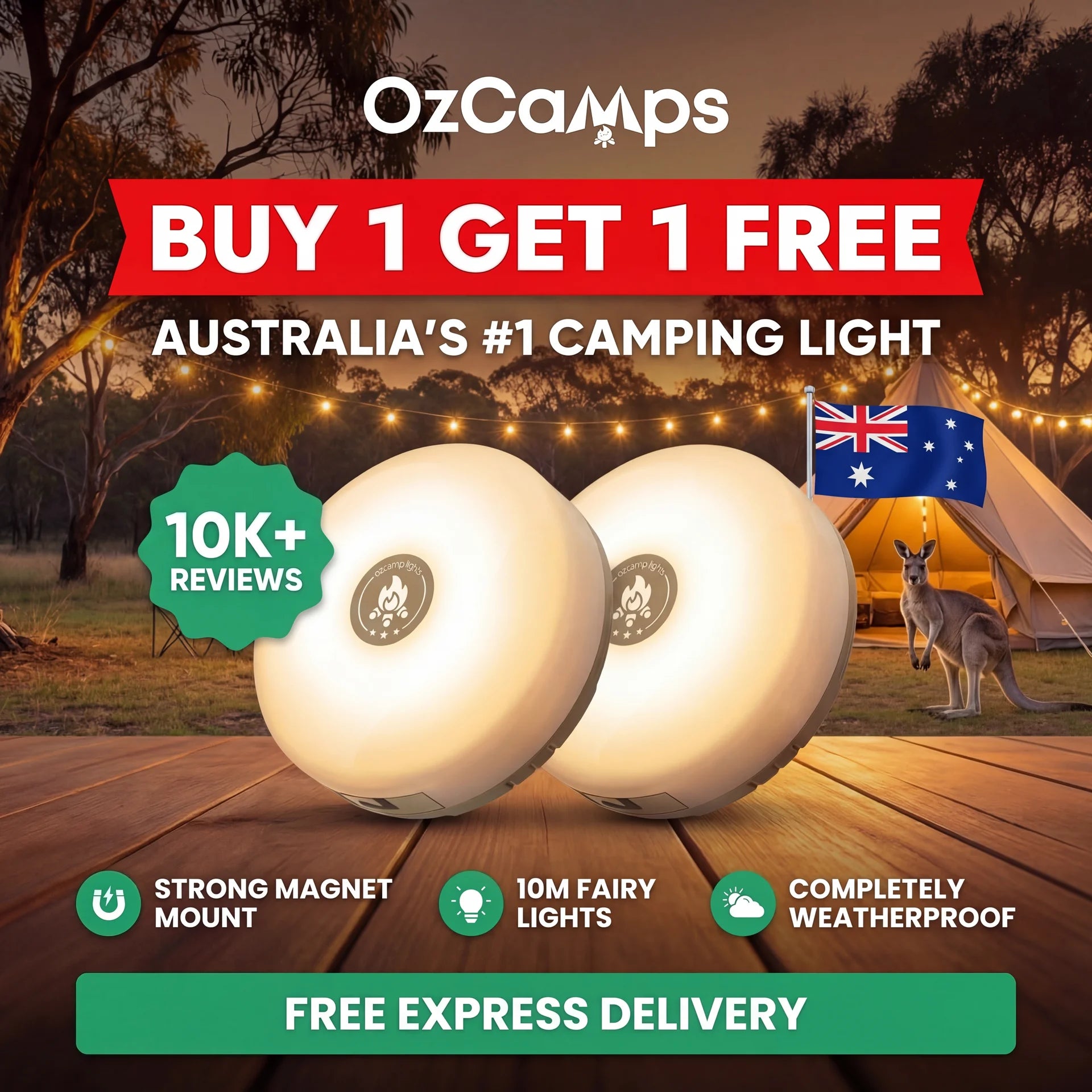 Ultimate 4-in-1 Camping Utility Lamp